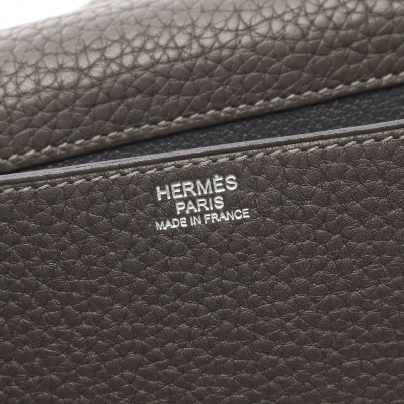 愛馬仕 Steve Caporal 27 肩斜背包 P 063865CK Taurillon Clemence SHW-3