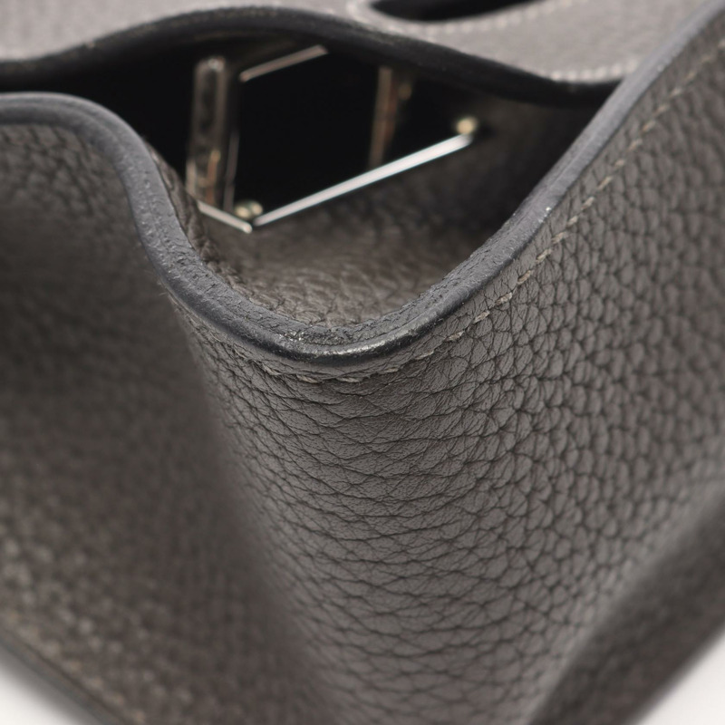 愛馬仕 Steve Caporal 27 肩斜背包 P 063865CK Taurillon Clemence SHW-5