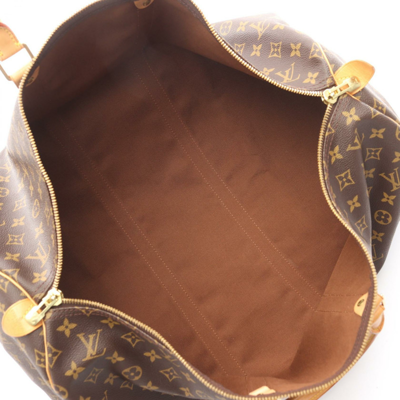 路易威登 Keepall 55 旅行包 M41424 Monogram 皮革 棕色 二手-2