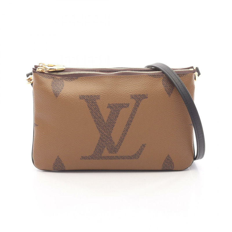 路易威登 Pochette 雙拉鍊肩背包 M69203 Monogram Giant Reverse-0