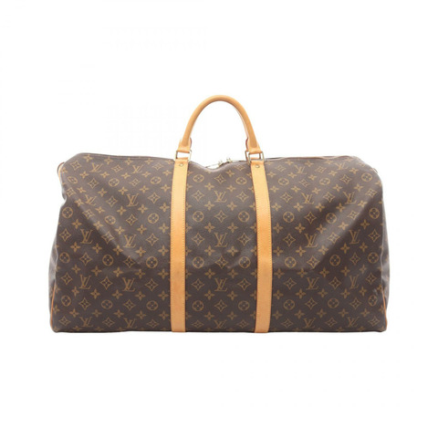 路易威登 Keepall 60 旅行手提包 M41422 Monogram 皮革 棕色 二手