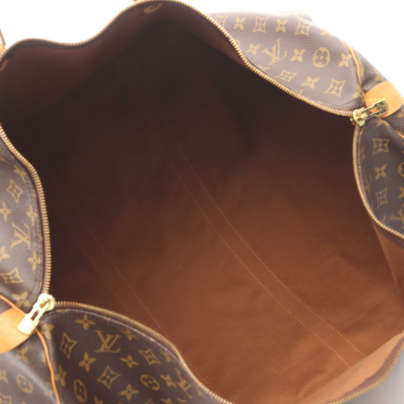 路易威登 Keepall 60 旅行手提包 M41422 Monogram 皮革 棕色 二手-2