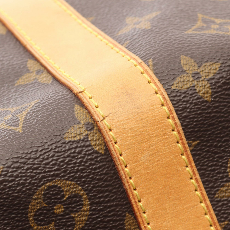 路易威登 Keepall 60 旅行手提包 M41422 Monogram 皮革 棕色 二手-8