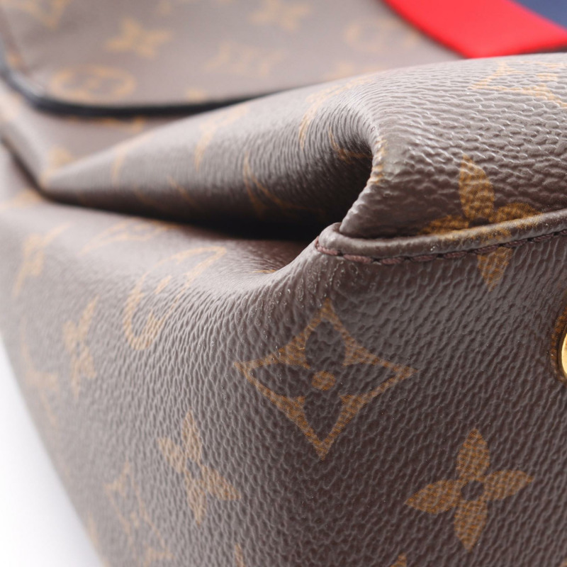 路易威登 Georges MM 單肩手提包 M43778 Monogram 皮革 棕色 二手-9