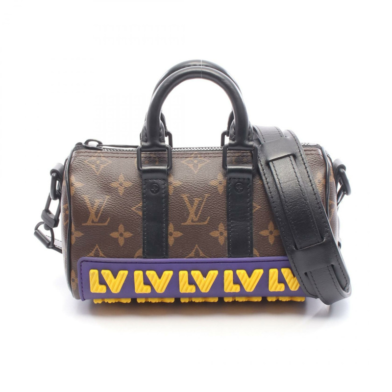路易威登 Keepall XS LV 橡膠斜背手提包 M45788 Monogram 二手 LV-0