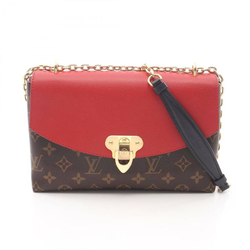 路易威登 Saint Placide 鏈條單肩背包 M43713 Monogram Cerise 二手 LV-0