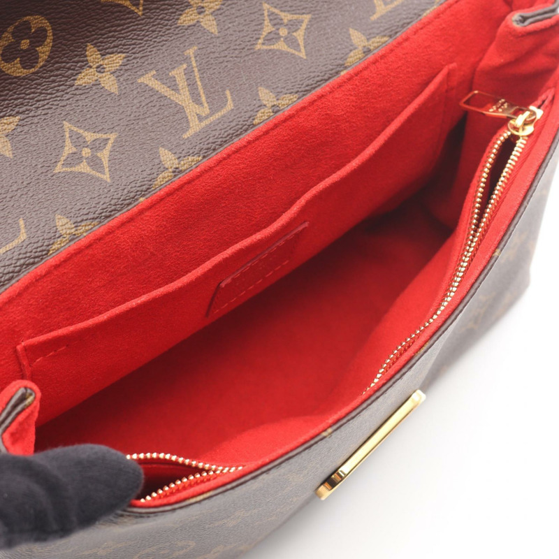 路易威登 Saint Placide 鏈條單肩背包 M43713 Monogram Cerise 二手 LV-2