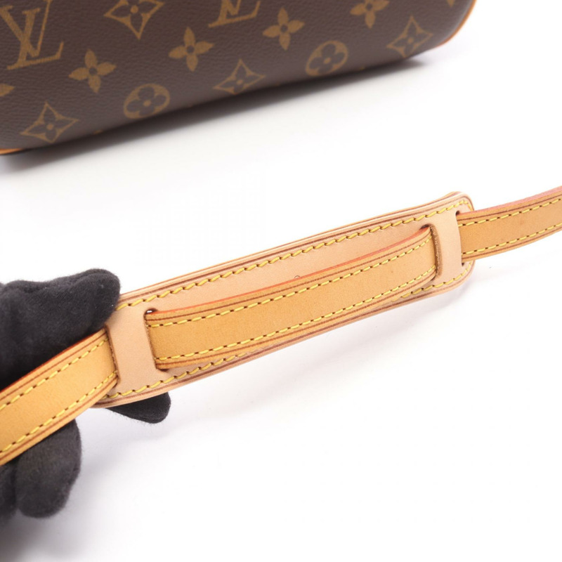 路易威登 Blois 肩背包 M51221 Monogram 帆布皮革棕色二手女士-14