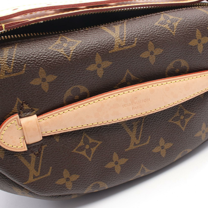 路易威登 (LOUIS VUITTON) 腰包 M43644 Monogram帆布皮革棕色二手-4