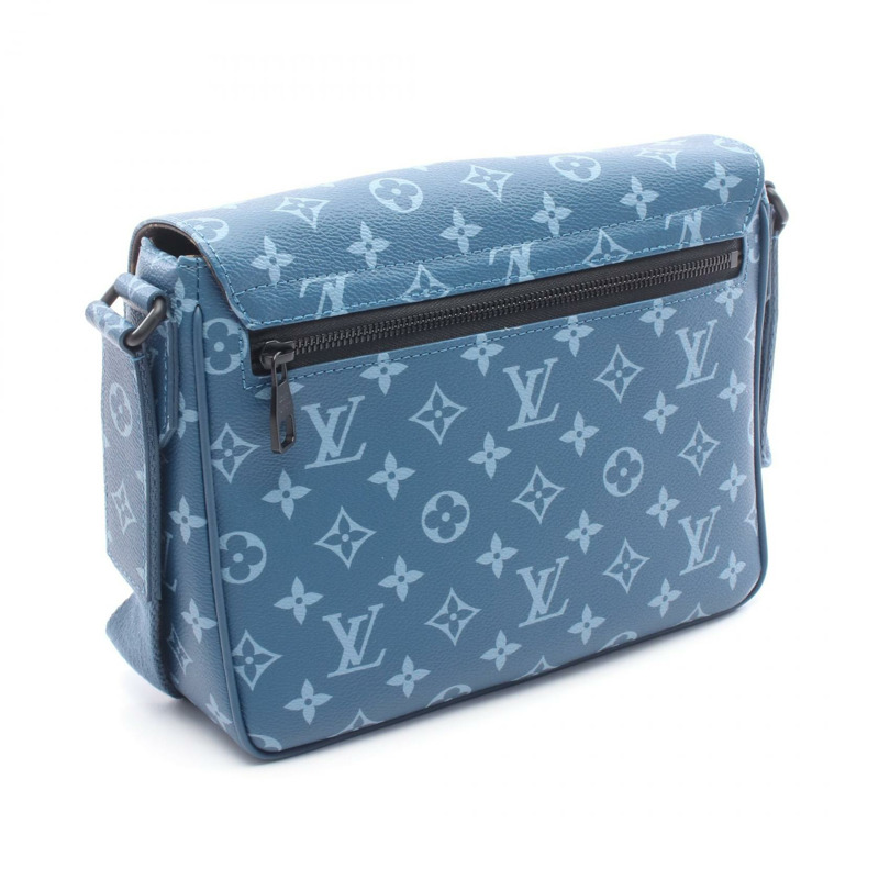 路易威登 District PM NV3 單肩斜背包 M23785 Monogram 藍色二手-1