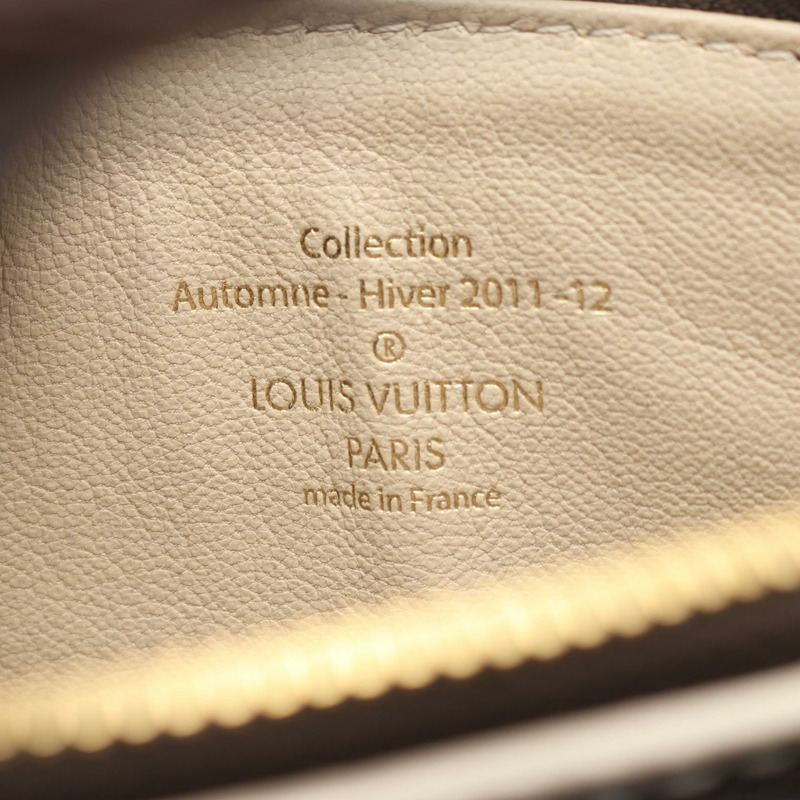 路易威登 Lockit BB 手提包 M40599 亮面 Monogram 帆布 棕色 二手 女士 LV-3