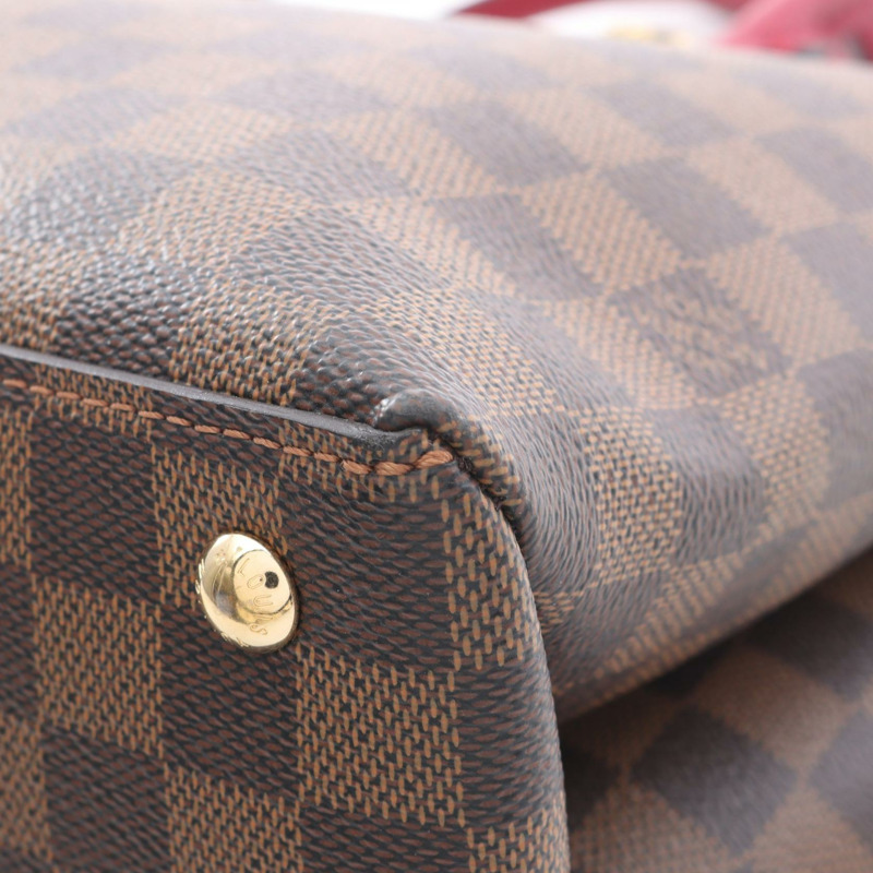 路易威登 LV Riverside 單肩手提包 N40052 Damier 棕色 二手 LV-5