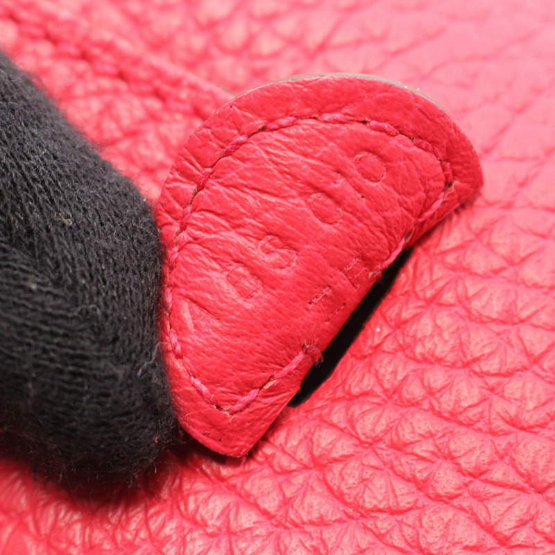 愛馬仕 Evelyne TPM 肩挎包，A Taurillon Clemence Rose 極致銀色-4