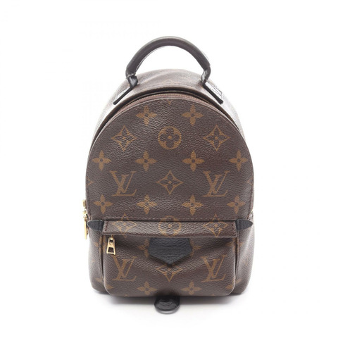 路易威登 Palm Springs 迷你雙肩包 M44873 Monogram 棕色皮革