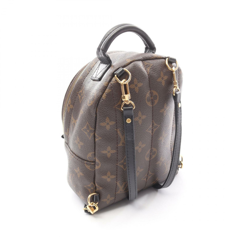 路易威登 Palm Springs 迷你雙肩包 M44873 Monogram 棕色皮革-1
