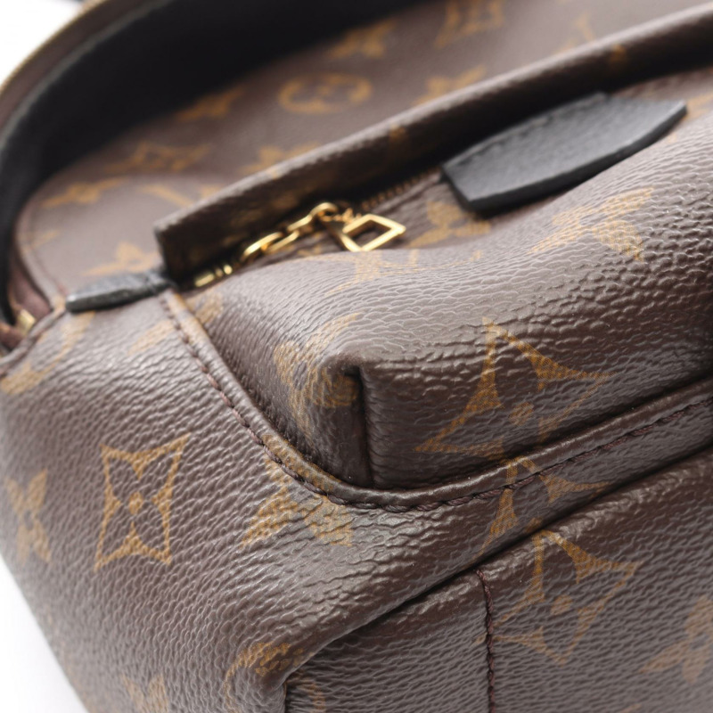 路易威登 Palm Springs 迷你雙肩包 M44873 Monogram 棕色皮革-11