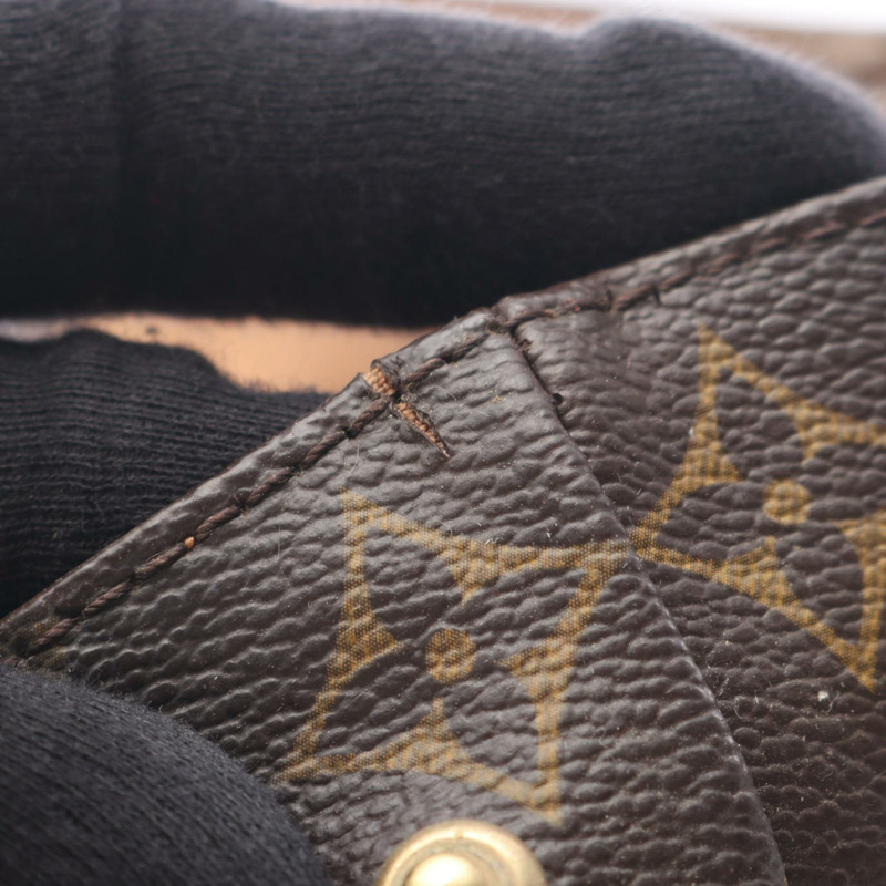 路易威登 Cabas Beaubourg 手提包 M53013 Monogram 帆布皮革棕色二手-9