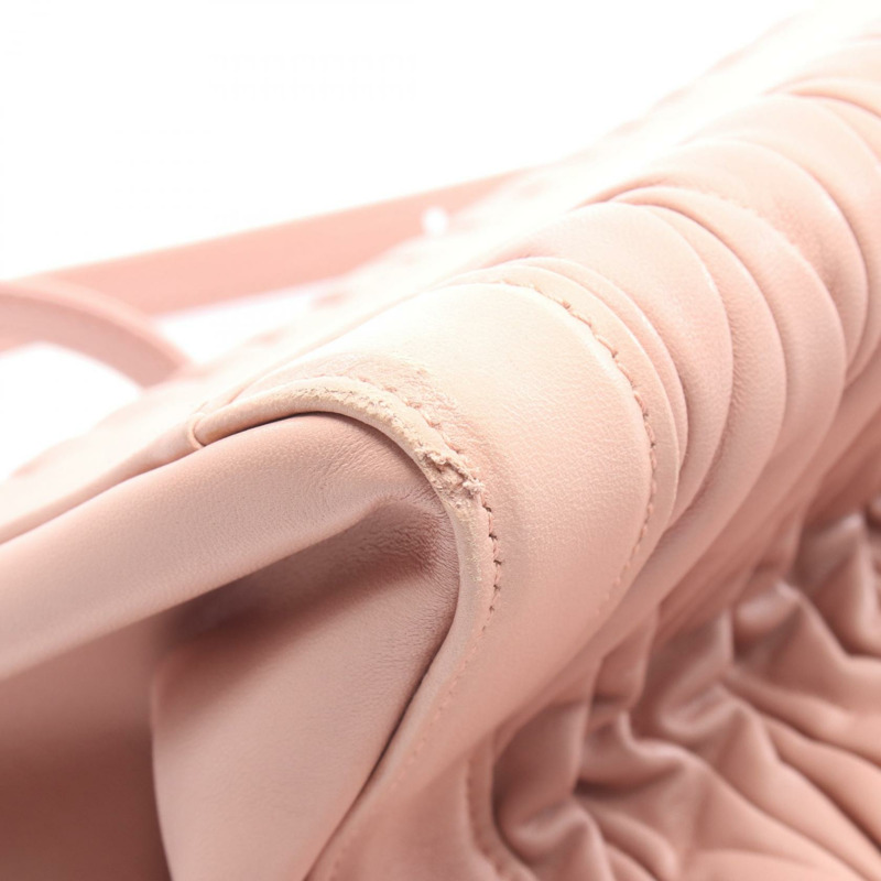 Miu Miu MATELASSE 肩斜背包 粉紅皮革 二手 女士-7