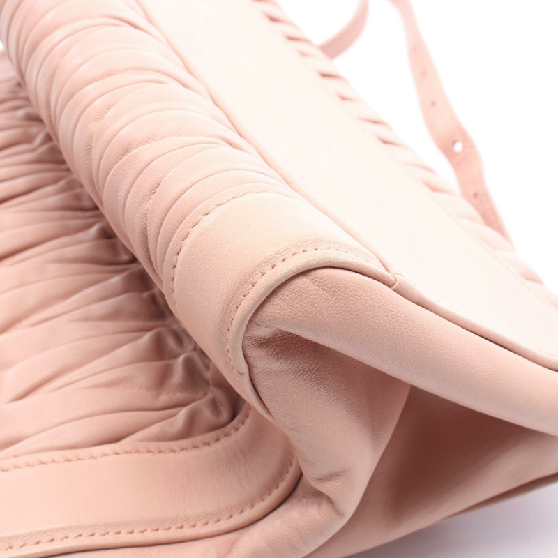 Miu Miu MATELASSE 肩斜背包 粉紅皮革 二手 女士-8