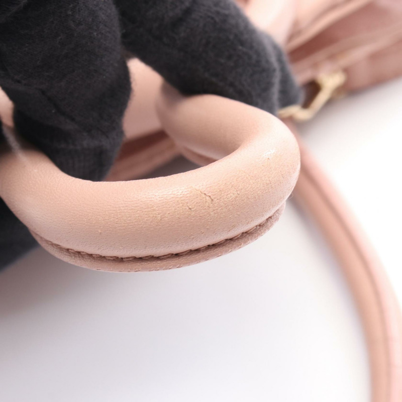 Miu Miu MATELASSE 肩斜背包 粉紅皮革 二手 女士-10