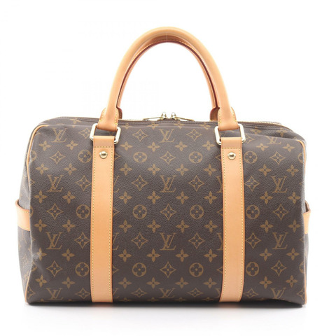路易威登 Carryall 旅行手提包 M40074 Monogram 皮革 棕色 二手 男女通用