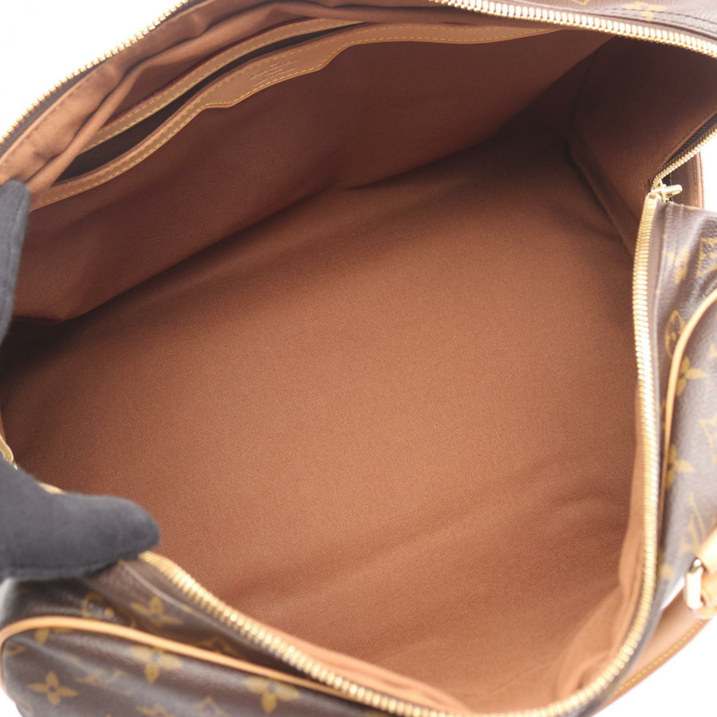 路易威登 Carryall 旅行手提包 M40074 Monogram 皮革 棕色 二手 男女通用-2