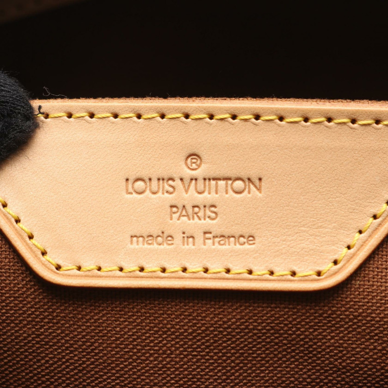 路易威登 Carryall 旅行手提包 M40074 Monogram 皮革 棕色 二手 男女通用-3