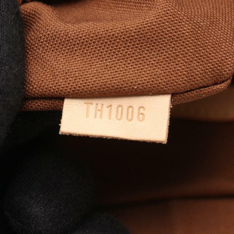 路易威登 Carryall 旅行手提包 M40074 Monogram 皮革 棕色 二手 男女通用-4