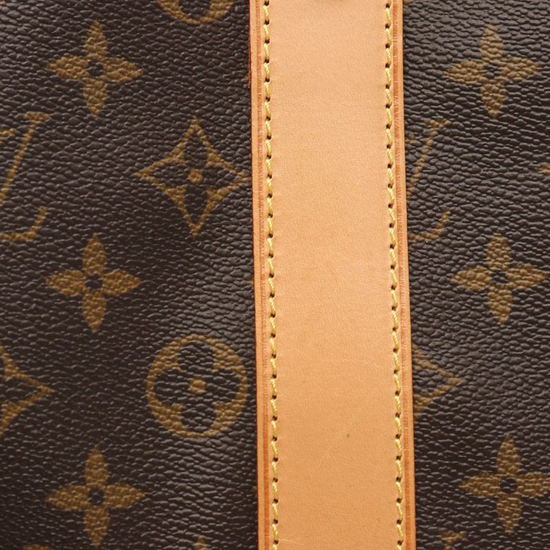 路易威登 Carryall 旅行手提包 M40074 Monogram 皮革 棕色 二手 男女通用-5