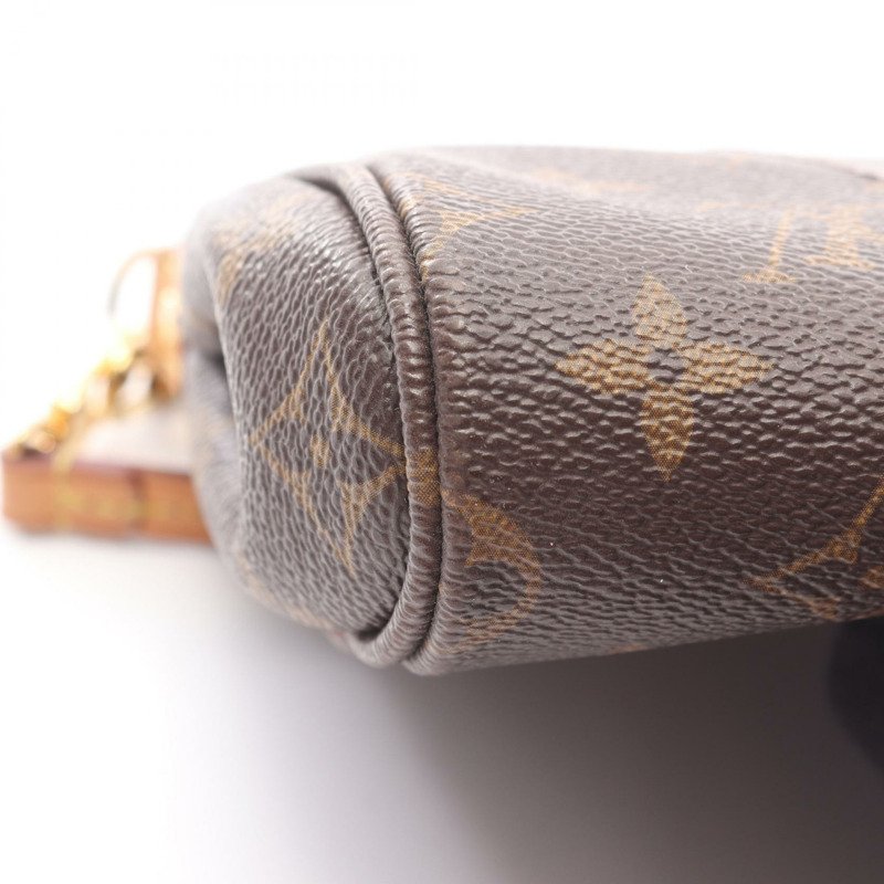 路易威登 Favorite MM 鏈條斜背包 M40718 Monogram 棕色皮革-8