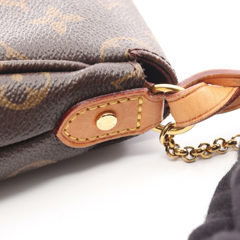 路易威登 Favorite MM 鏈條斜背包 M40718 Monogram 棕色皮革-9