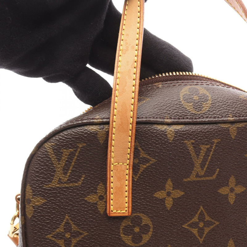 路易威登 Spontini 單肩手提包 M47500 Monogram 帆布皮革二手 LV-6