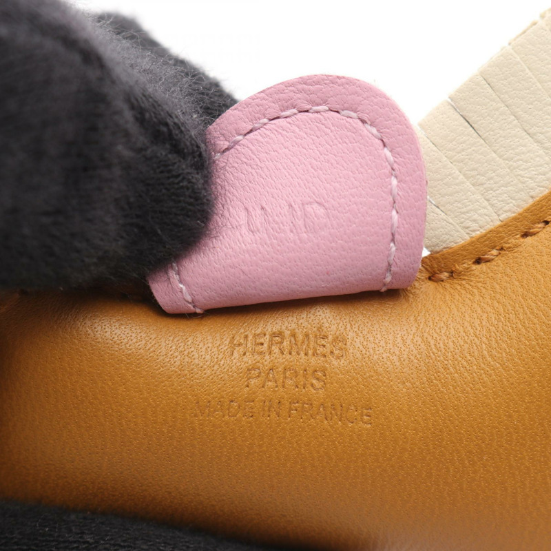 HERMES Rodeo Pegasus 小號包飾 U Agneau milo Sesame craie Mauve sylvestre-2