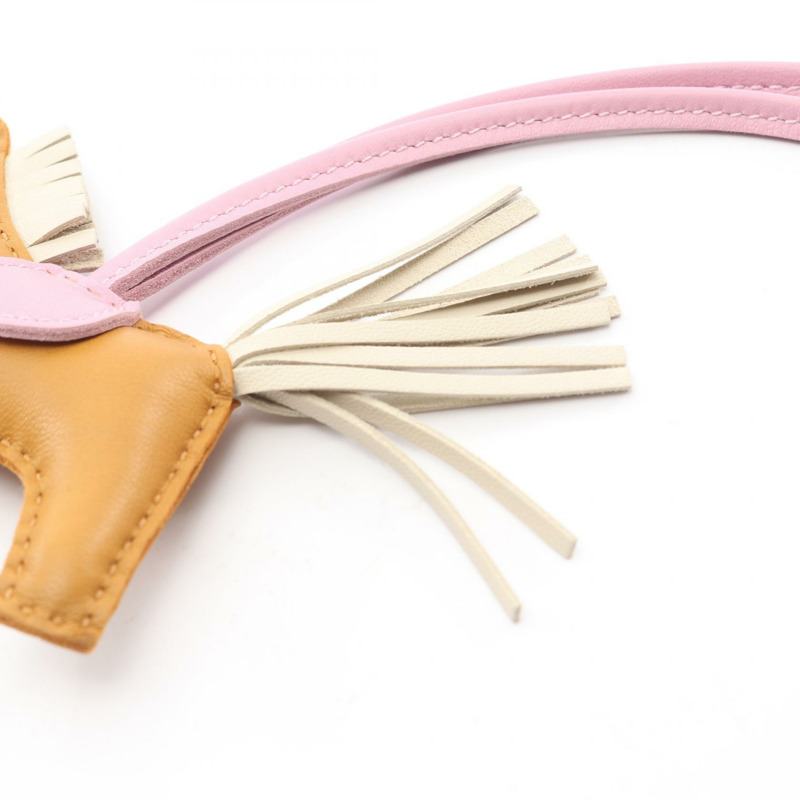 HERMES Rodeo Pegasus 小號包飾 U Agneau milo Sesame craie Mauve sylvestre-5