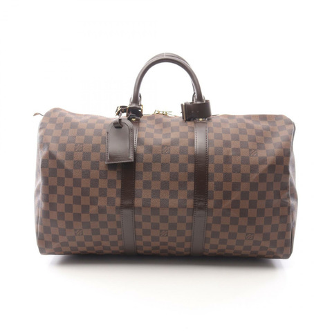 路易威登 Keepall 50 旅行手提包 N41427 Damier Ebene 帆布 二手 LV