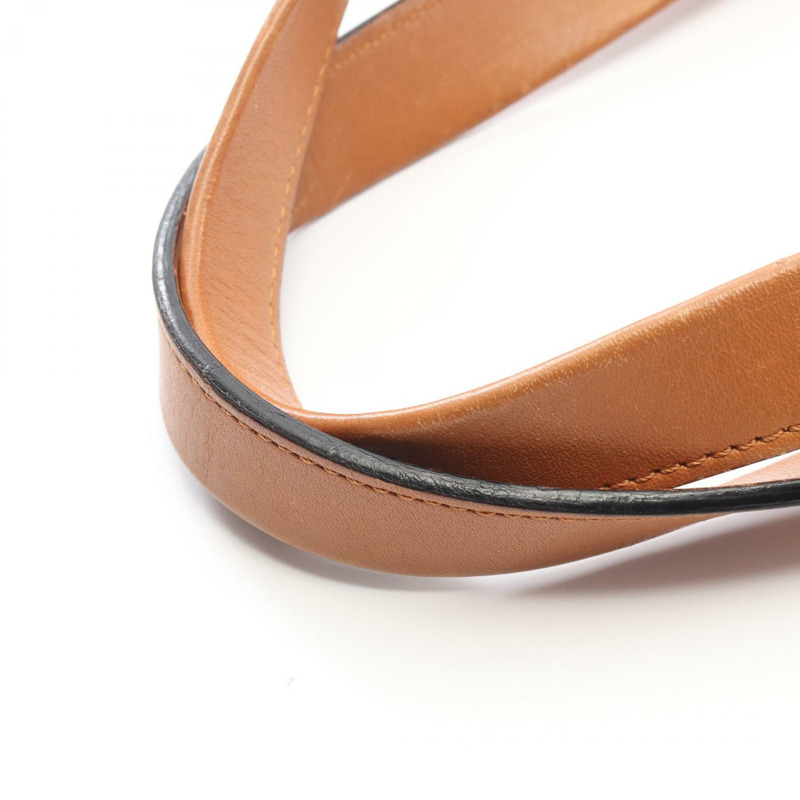 LOEWE 大號東西向購物單肩手提包 308.20.K84 皮革 棕色 二手-6