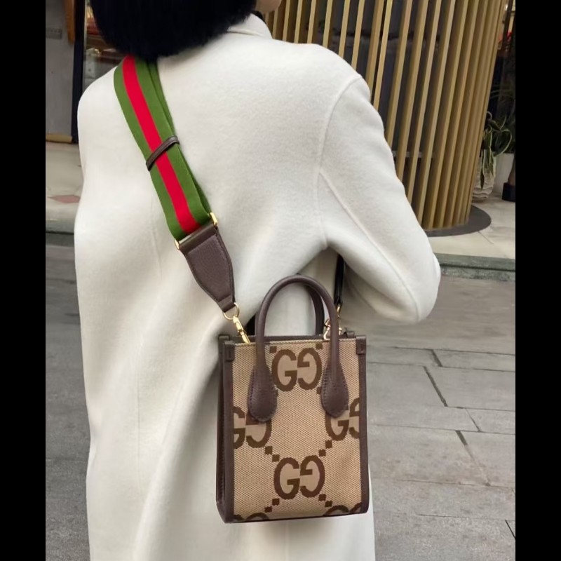 Gucci 古馳 GG logo jumbo G 琴譜包 手提包 肩背包 斜背包-3