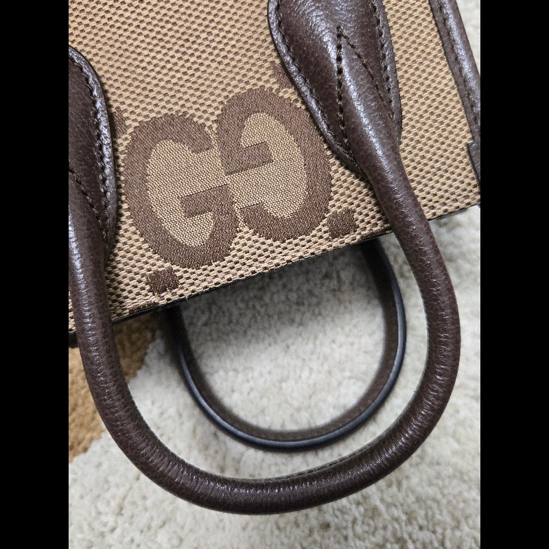 Gucci 古馳 GG logo jumbo G 琴譜包 手提包 肩背包 斜背包-24