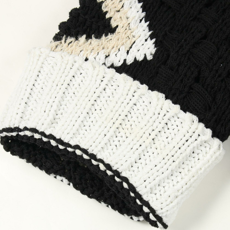 香奈兒 COCO 標誌紐扣開襟衫 P63006K48889 20件裝 純棉 黑白 #34 二手 女士-6