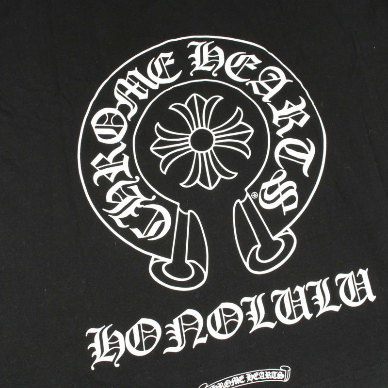 鉻心牌馬蹄鐵圖案印花T卹,純棉材質,黑色,XXL碼,二手男款-8