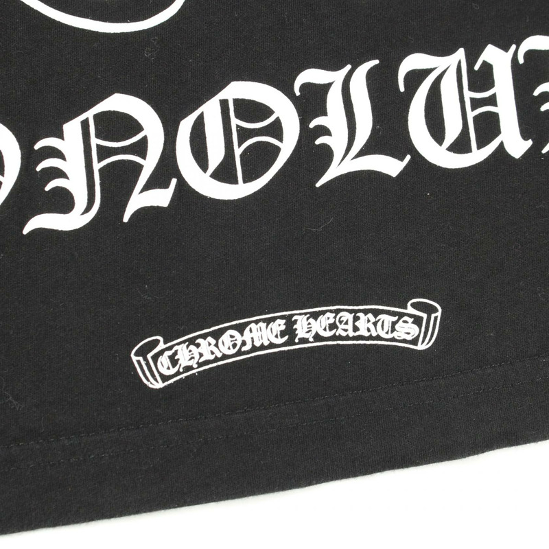 鉻心牌馬蹄鐵圖案印花T卹,純棉材質,黑色,XXL碼,二手男款-9