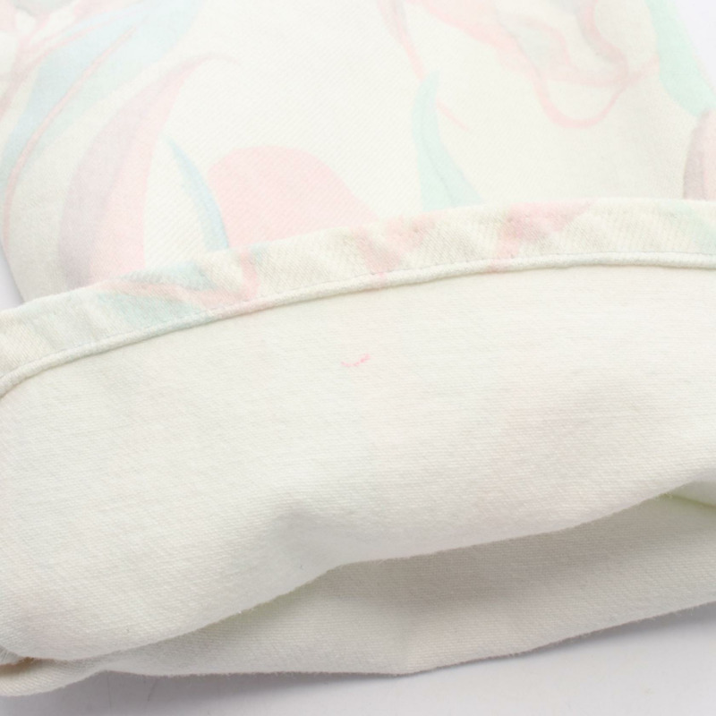 香奈兒 COCO 標誌牛仔褲 #36 棉質 白色 藍色 粉紅色 二手 女士 CC-7