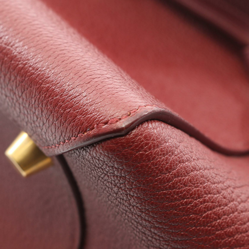 CELINE BELT BAG MINI 單肩手提包 波爾多紅皮革 二手 女士-6