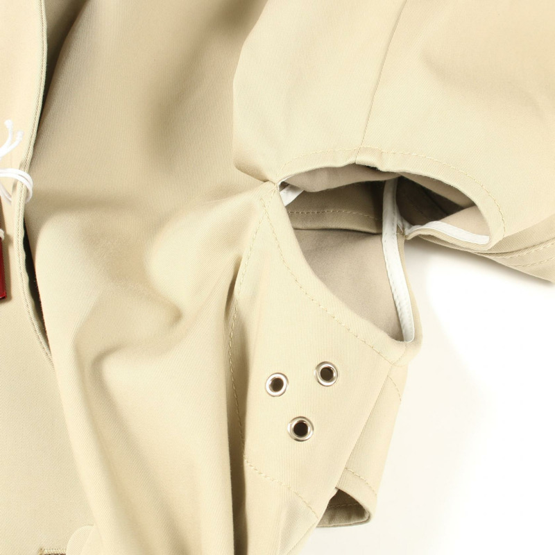 GUCCI 米色棉質風衣,二手女款,40碼-7