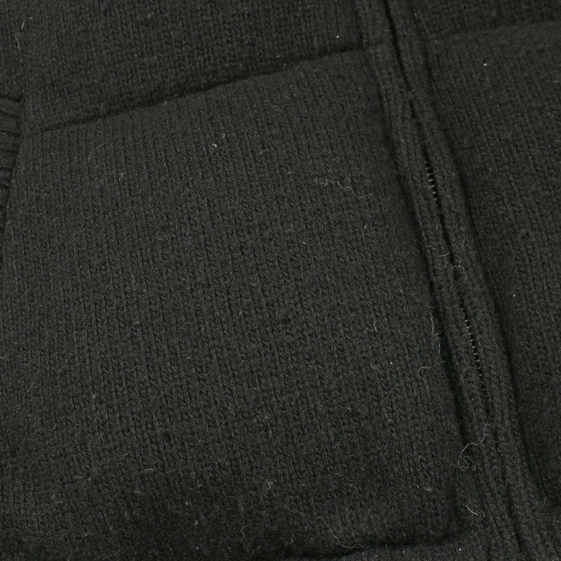 PRADA 羽絨外套 Blouson #40 羊毛羊絨黑色 logo 二手女款-9