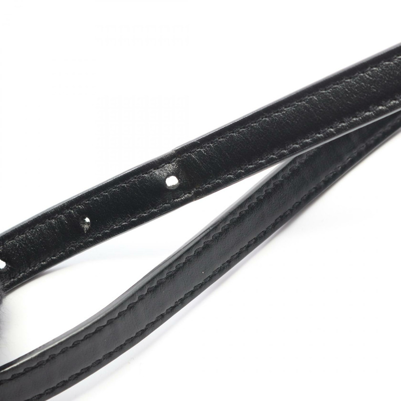 SAINT LAURENT PARIS LOU CAMERA 單肩斜背包 520534 黑色皮革 二手-7