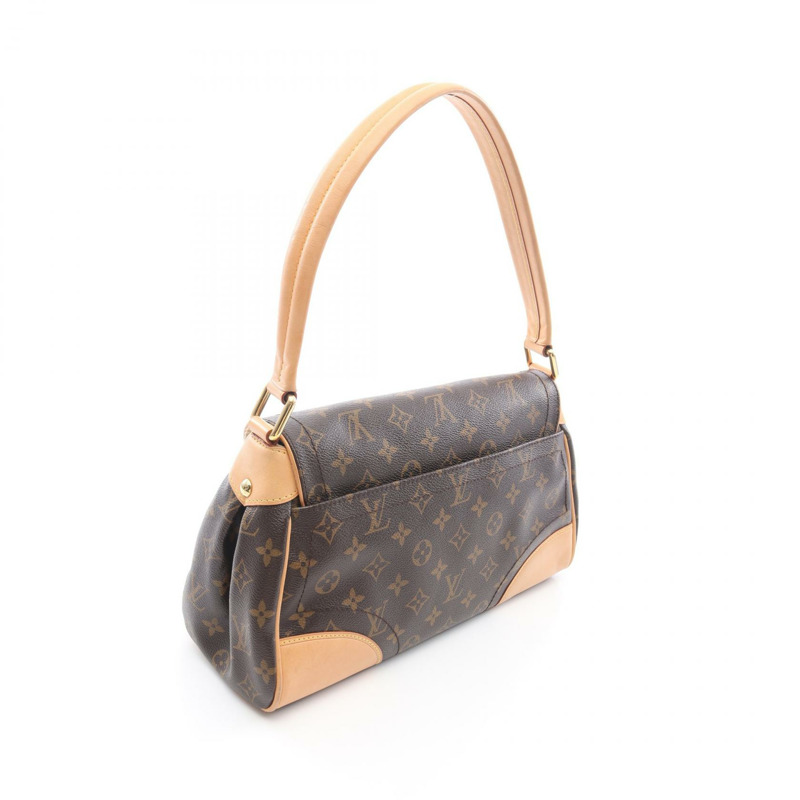 路易威登 Beverly MM 肩背包 M40121 Monogram 帆布皮革棕色二手-1