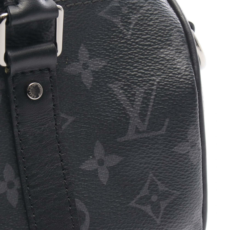 路易威登 Keepall XS 斜背包 M45947 Monogram Eclipse 帆布 二手-4