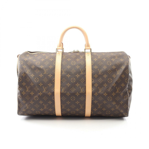 路易威登 Keepall 50 手提包 M41426 Monogram 帆布 棕色 二手 男女通用 LV