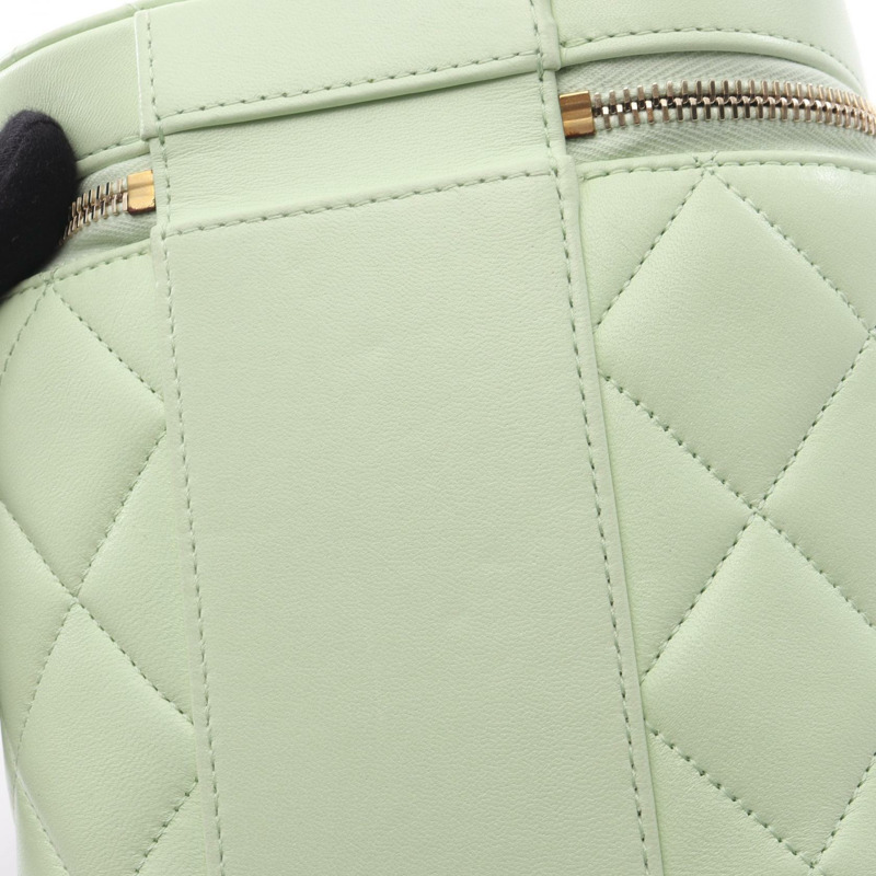 香奈兒 (CHANEL) Trendy CC 手提鏈條單肩包 AS1626 皮革 綠色 二手 女士 金色五金-6